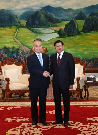 Lao Party General Secretary Receives Special Representative of Chinese Party Leader